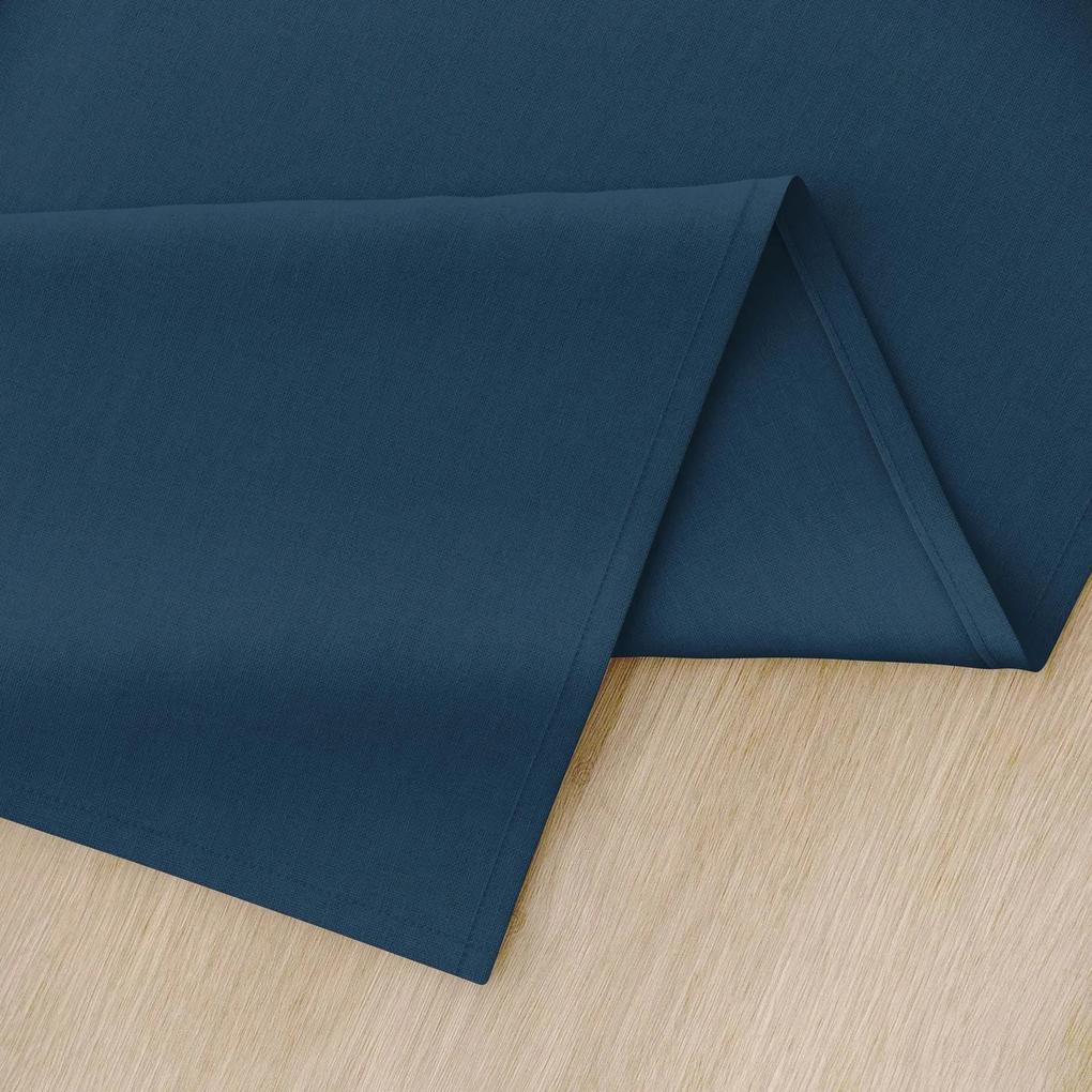 Goldea față de masă 100% bumbac - albastru marin 120 x 160 cm