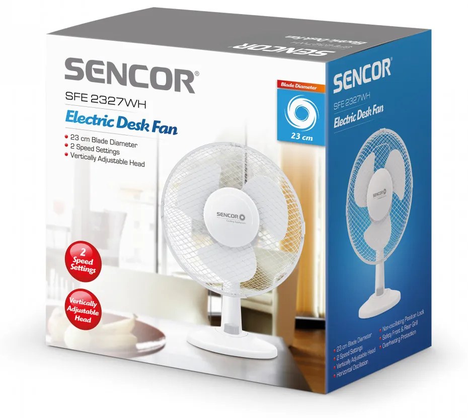 Sencor SFE 2327WH ventilator de masă