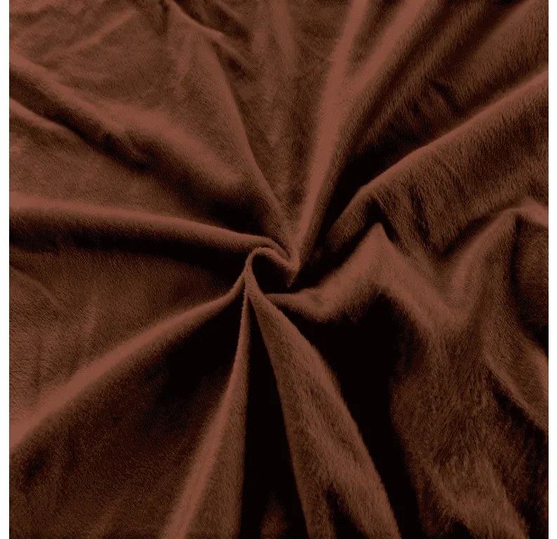 Cearsaf Cocolino microplus cu elastic SOFT BRONE 90x200 cm maro
