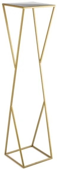 Suport de flori LOFT 100x23,5 cm auriu