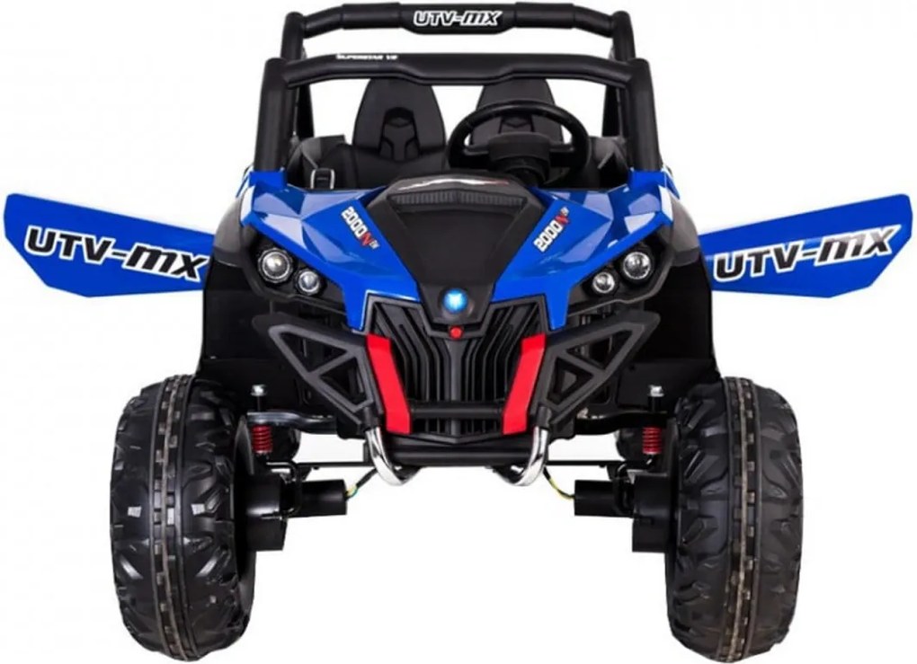 Masinuta Electrica cu acumulator pentru copii NOVOKIDS™ Buggy UTV , 2 locuri, Cu faruri luminoase, Roti din Cauciuc EVA, 3-12 ani , max 50 kg , 2