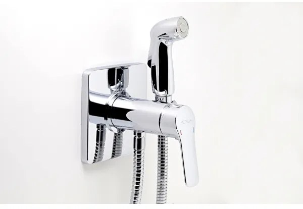 Baterie de bideu cu duș pentru instalare ascunsă Novaservis METALIA crom lucios