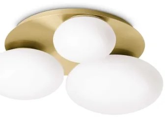 Plafonieră LED Ideal Lux NINFEA 3xLED/9W/230V auriu