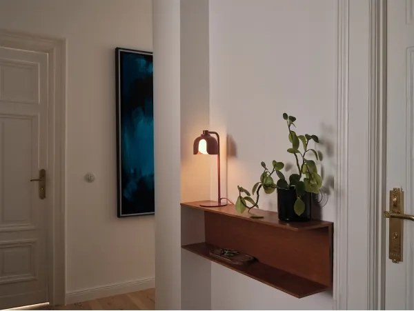 Osram - Lampă de masă Decor Corolle 1xG9/20W/230V roșie