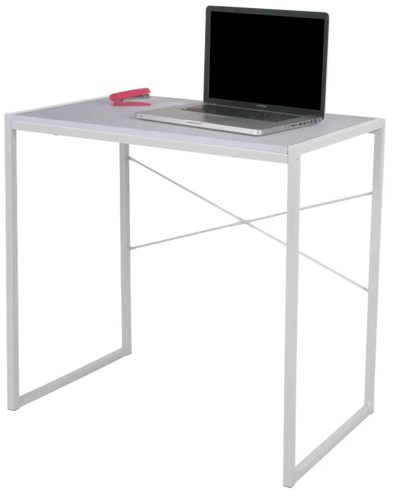 Masa de birou alb, Metal/PAL 78x46x76 cm