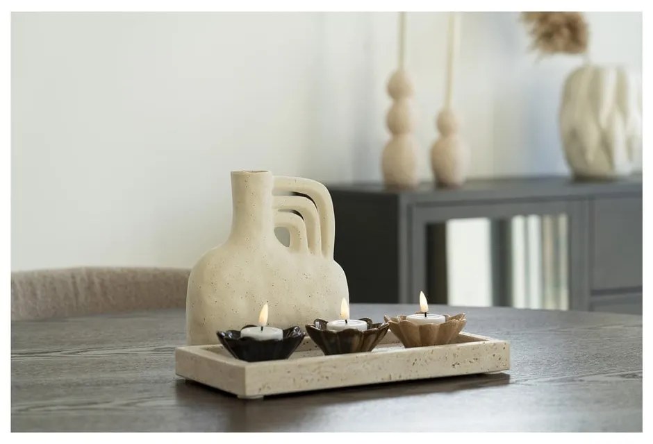Vază crem din ceramică (înălțime 19,5 cm) – House Nordic
