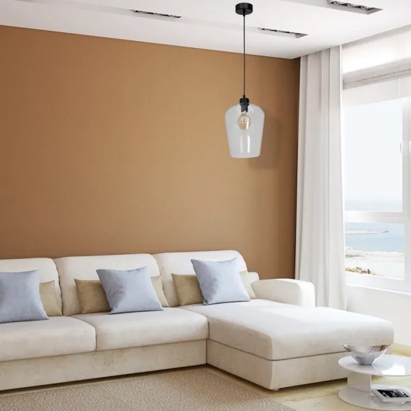 Lustră pe cablu SANTIAGO 1xE27/60W/230V transparent