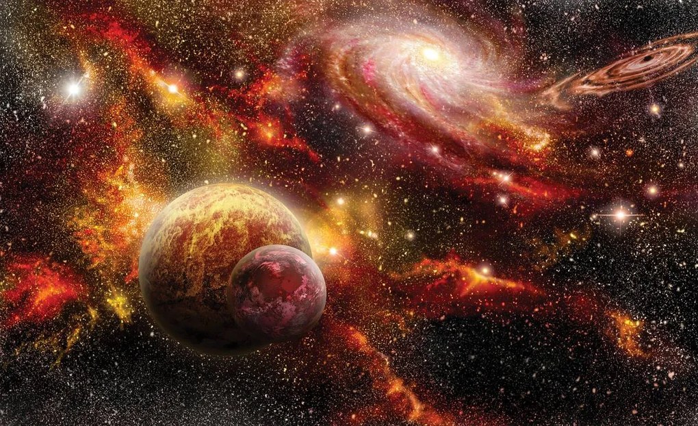Fototapet - Cosmos colorat (152,5x104 cm)