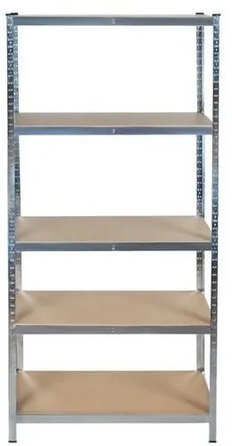 ShopJK RAFT METALIC ZINCAT FĂRĂ ȘRUBURI 220x100x45 CM , CAPACITATE DE ÎNCĂRCARE 875 kg