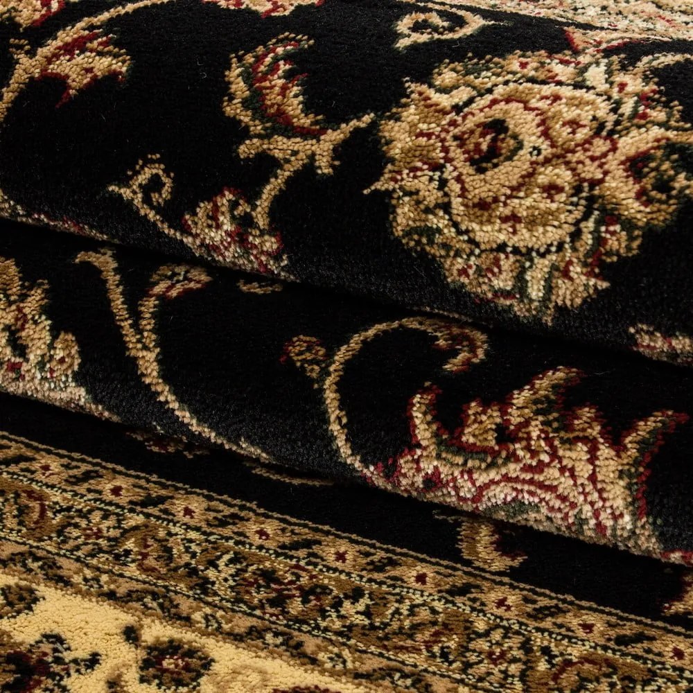 Covor negru/auriu 80x150 cm Marrakesh – Ayyildiz Carpets