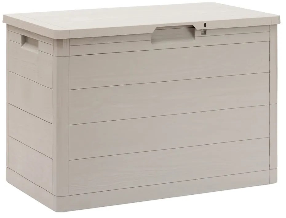 Cutie de depozitare pentru grădină gri deschis din plastic Woodys – Toomax