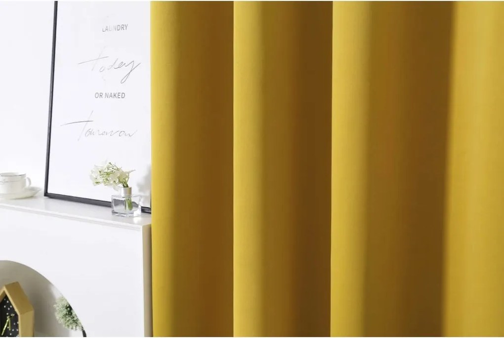 Draperie OXFORD 140x270 cm, galben Agatat: Rejansa