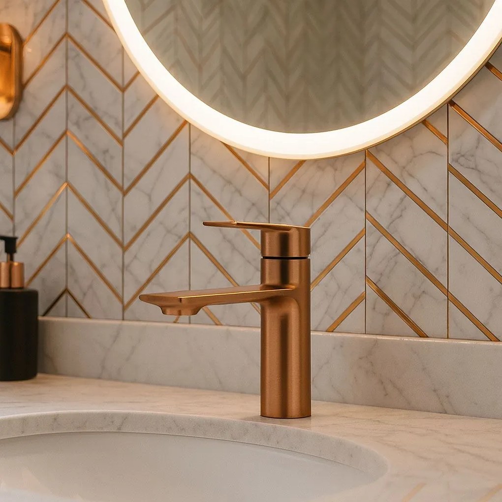 Baterie pentru baie REA Storm COPPER BRUSH Low