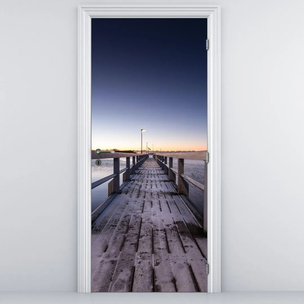 Fototapet pentru ușă - Pe mal (95x205cm)