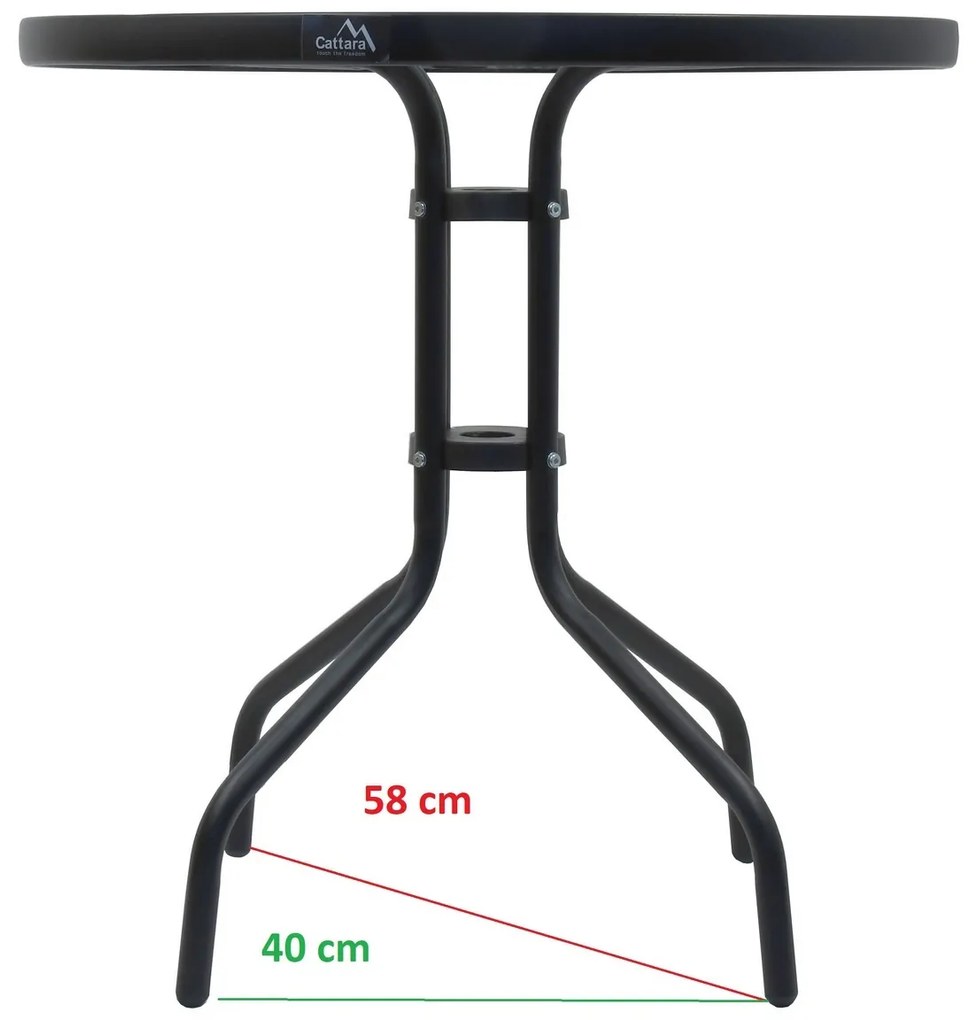 Masă rotundă de grădină Cattara Terst, diametru 70 cm