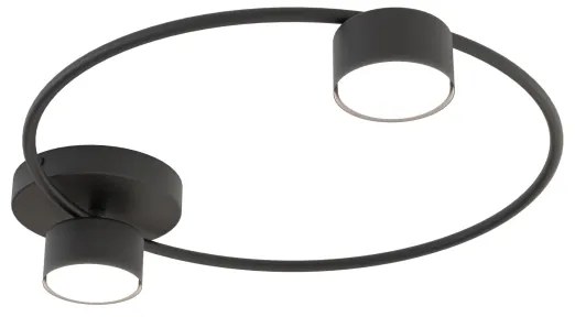 Plafonieră LUCIO 2xGX53/12W/230V negru