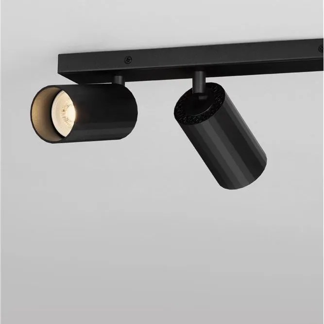 Plafoniera cu 2 spoturi GU10 ZELOS negru