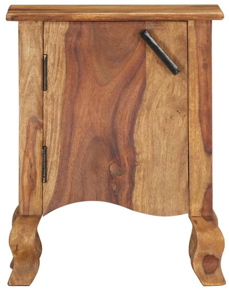 Noptiera, 40x30x50 cm, lemn masiv de sheesham