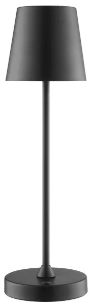 Brilliant - Lampă de masă LED tactilă, reîncărcabilă și reglabilă ELORA LED/2,5W/5V 2700K IP44, negru