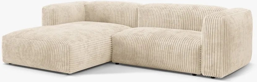 Coltar modular Martina corduroy Tilia L283 cm