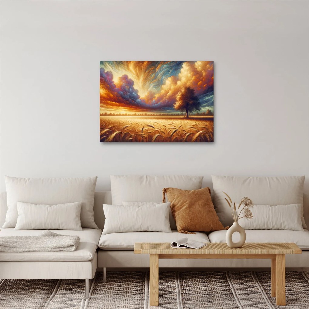 Tablou – Arbore pe câmp (70x50 cm)