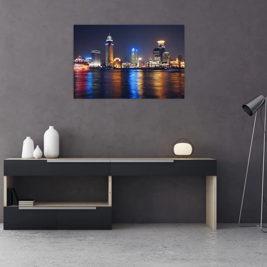 Tablou - Reflectările nopții (90x60 cm)