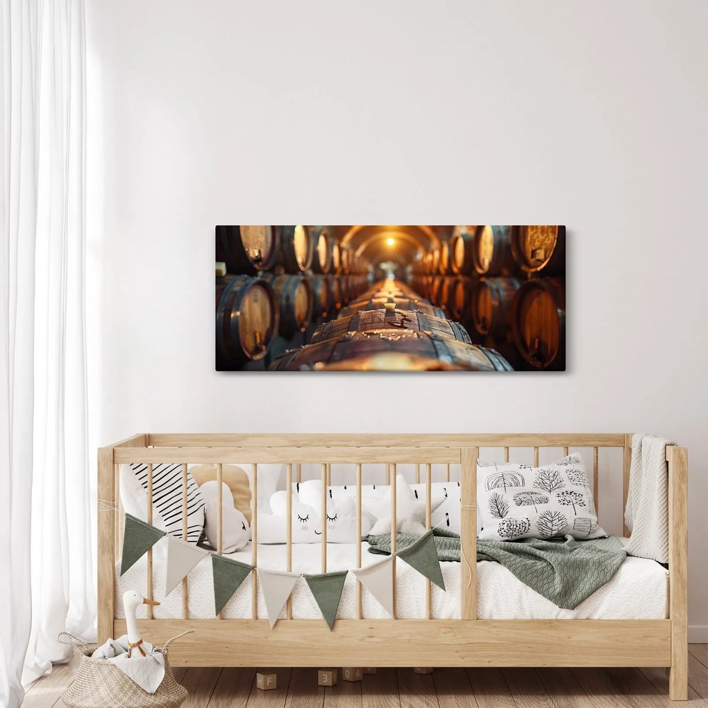 Tablou - Pivniță de vinuri (120x50 cm)