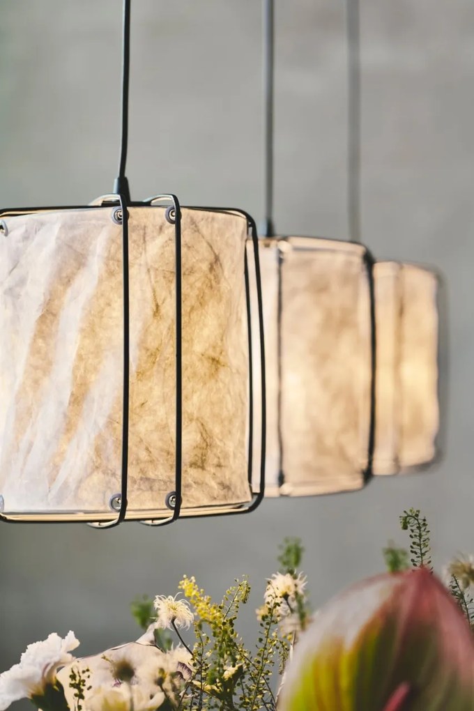 Lustra cu 3 pendule stil modern Japandi Cardine