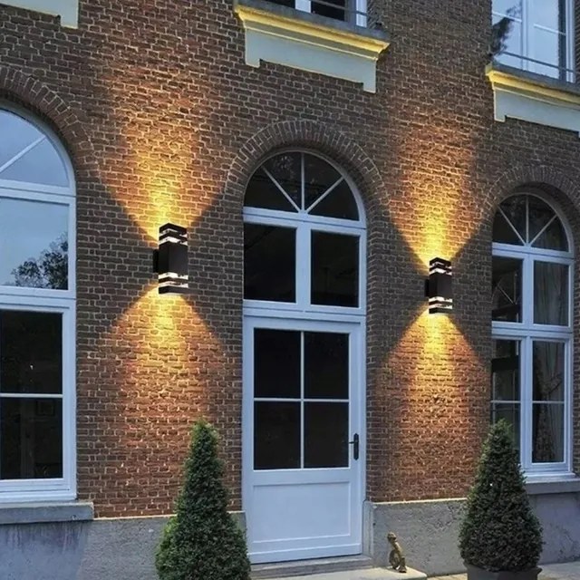 Aplica de exterior Inez duo, 2xGU10, IP65, neagra, Masterled