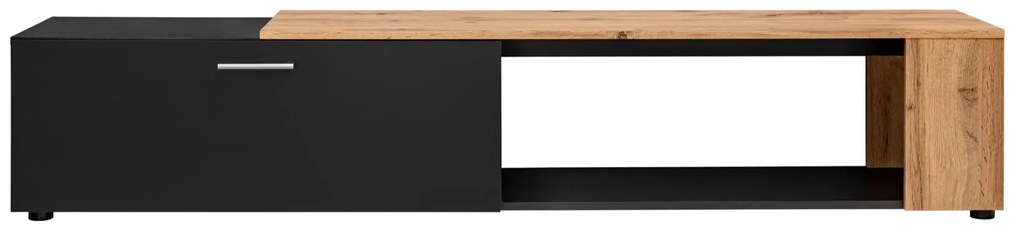 Mobilier living Mantes ZWT31 (negru mat + stejar wotan). 1097679