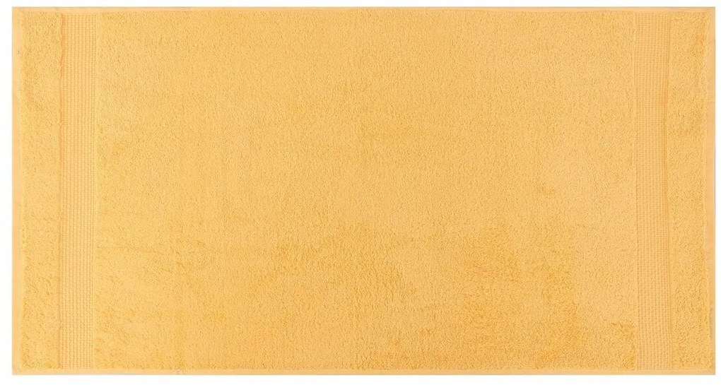 Set 4 Prosoape 801, Beverly Hills Polo Club, 50x90 cm, Bumbac, Galben