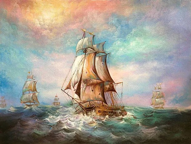 Ilustrație The Sailing Ship., IamSuperPear