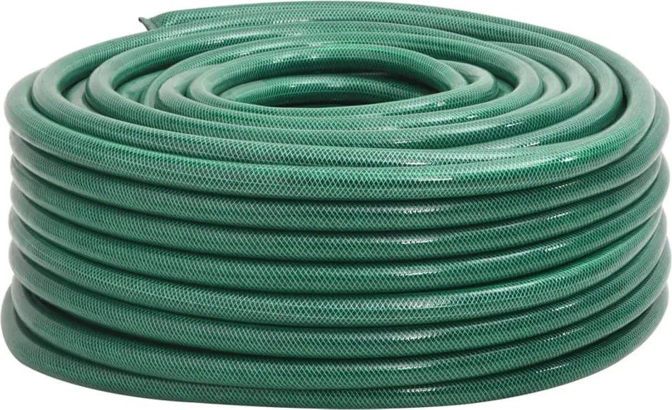 vidaXL Furtun de aer, verde, 1", 100 m, PVC