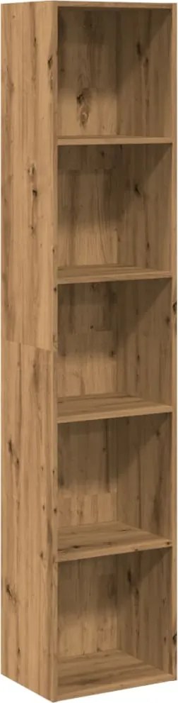 vidaXL Bibliotecă, stejar artizanal, 40x30x189 cm, lemn prelucrat