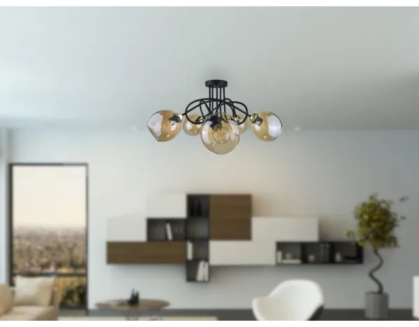 Lustră pe cablu VENUS GOLD 5xE27/60W/230V