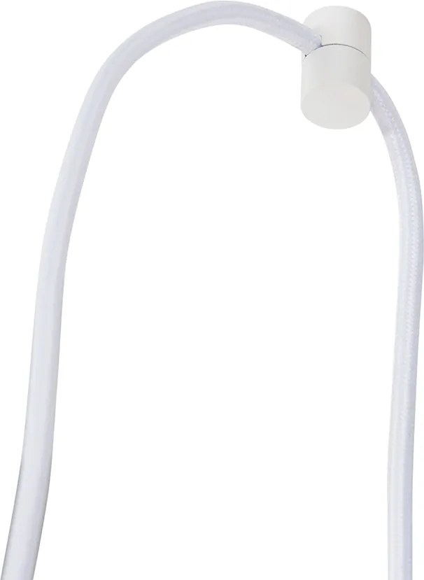 Sistem de șine monofazate cu 3 spoturi și lămpi suspendate alb - Cavalux Jeana