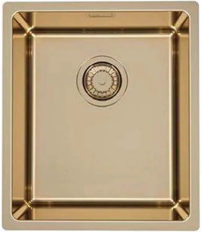 Chiuveta inox Alveus Monarch Kombino 20 finisaj bronz 38x40 cm
