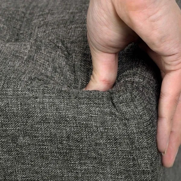 Taburet SULTAN, 38 x 40 cm, gri închis