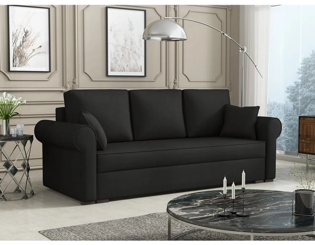 Canapea extensibilă Mosuria (Bej) (cu sp. depozitare). Promo -17%. 1105571