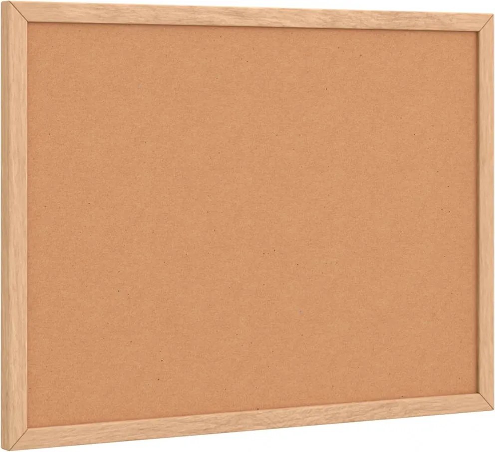 vidaXL Placă de plută cu cadru din lemn masiv de pin 40x30 cm