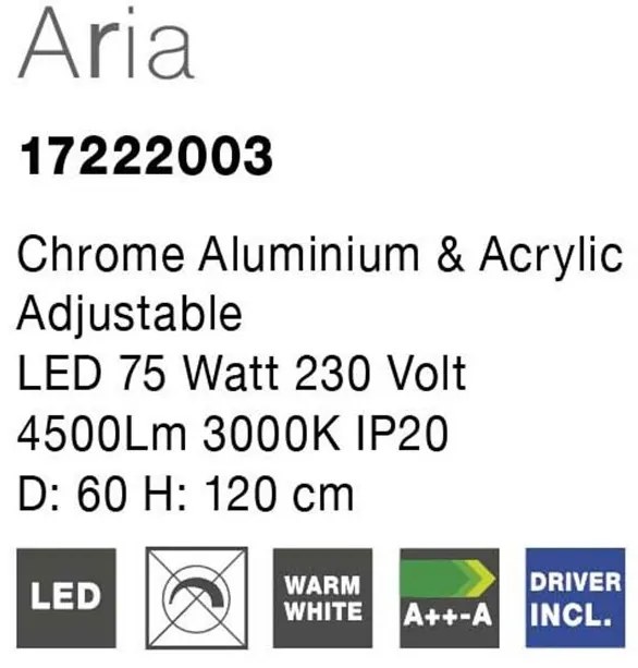 Lustra LED design modern Aria