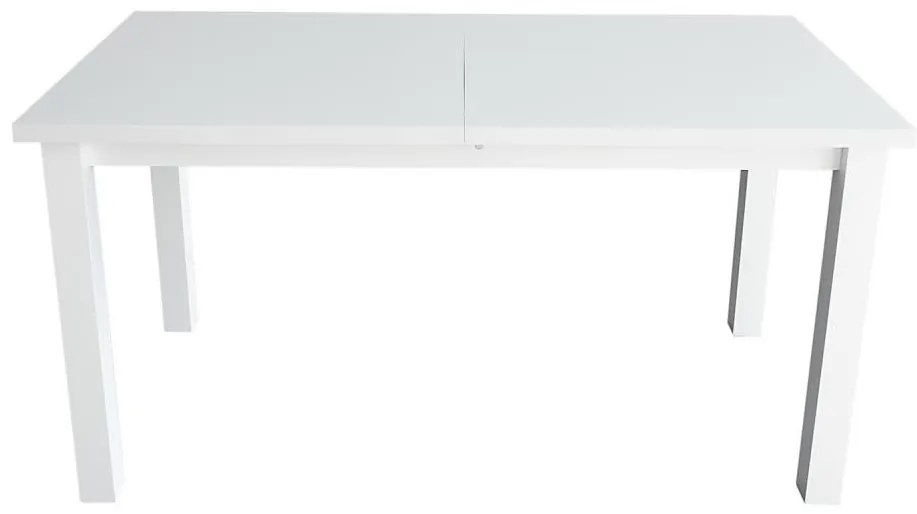 Masă extensibilă de dining LIAM albă