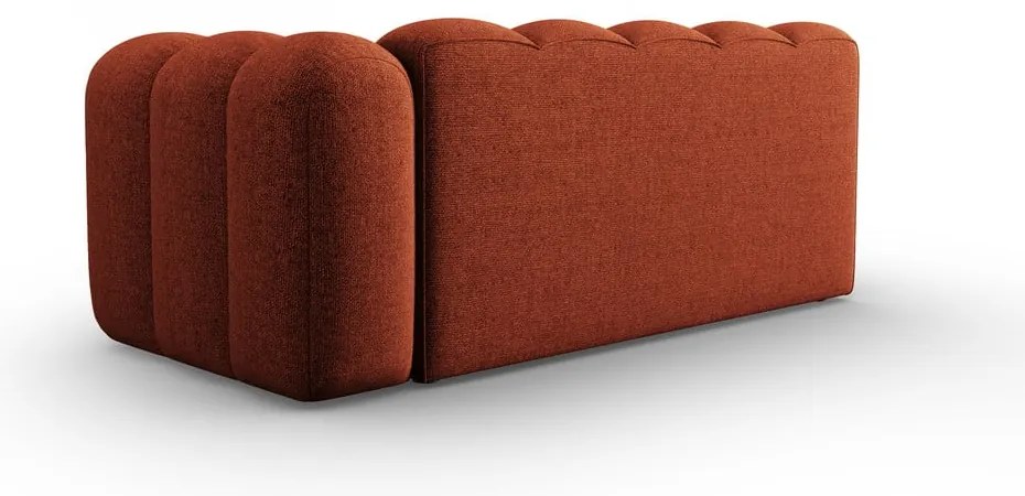 Modul pentru canapea cărămiziu (cu colț pe partea dreaptă) Lupine – Micadoni Home