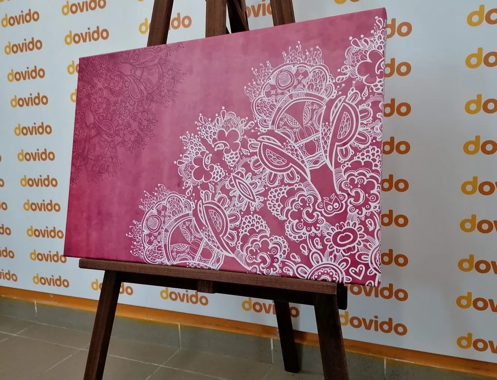 Tablou elemente de mandala florală