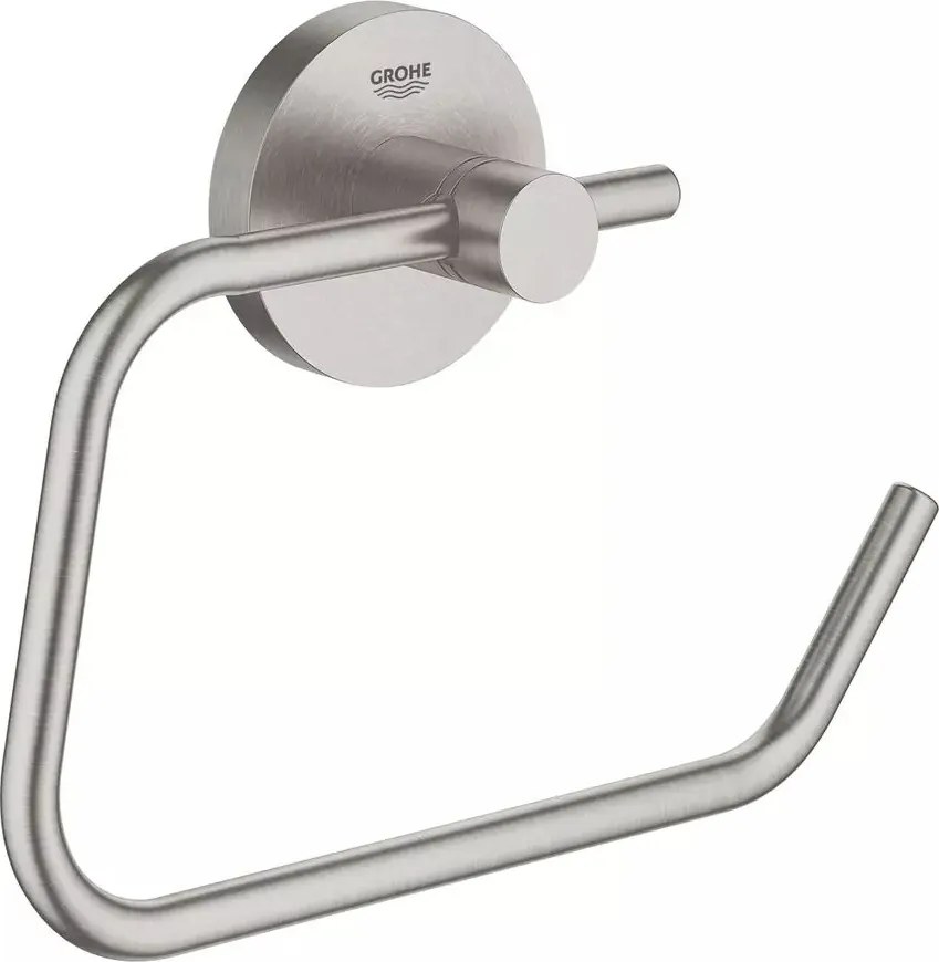 Suport hartie igienica Grohe Essentials crom periat Supersteel