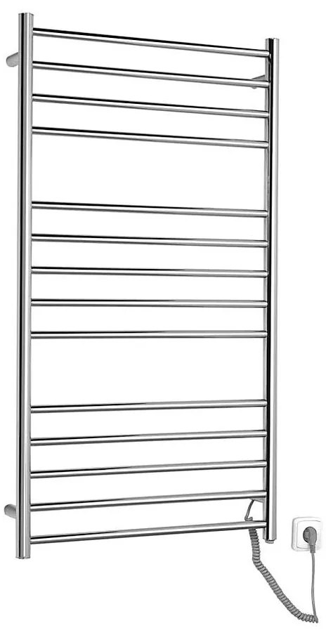 Sapho - Uscător electric pentru prosoape REDONDO, 130 W/230 V, 63 x 116 cm, crom lucios