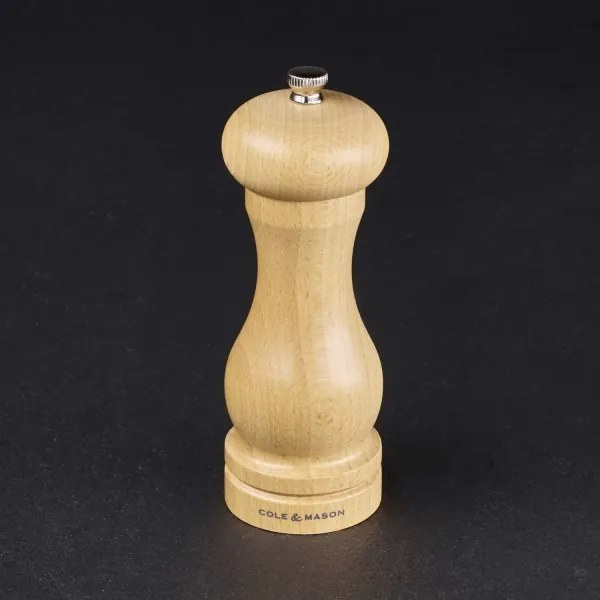 Cole&Mason - Râșniță piper CAPSTAN BEECH, lemn de fag, 16,5 cm
