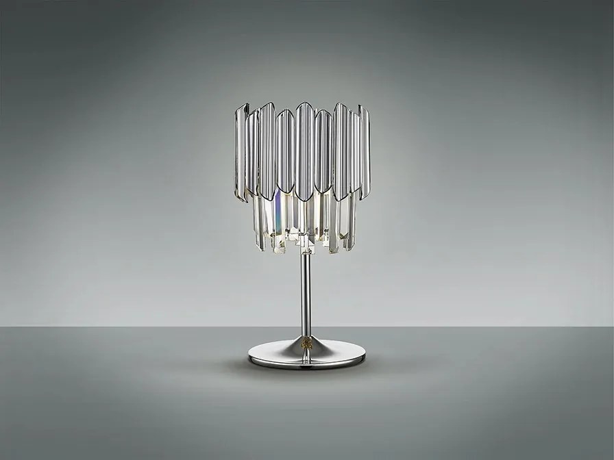 Veioza/Lampa de masa design elegant Tiara crom