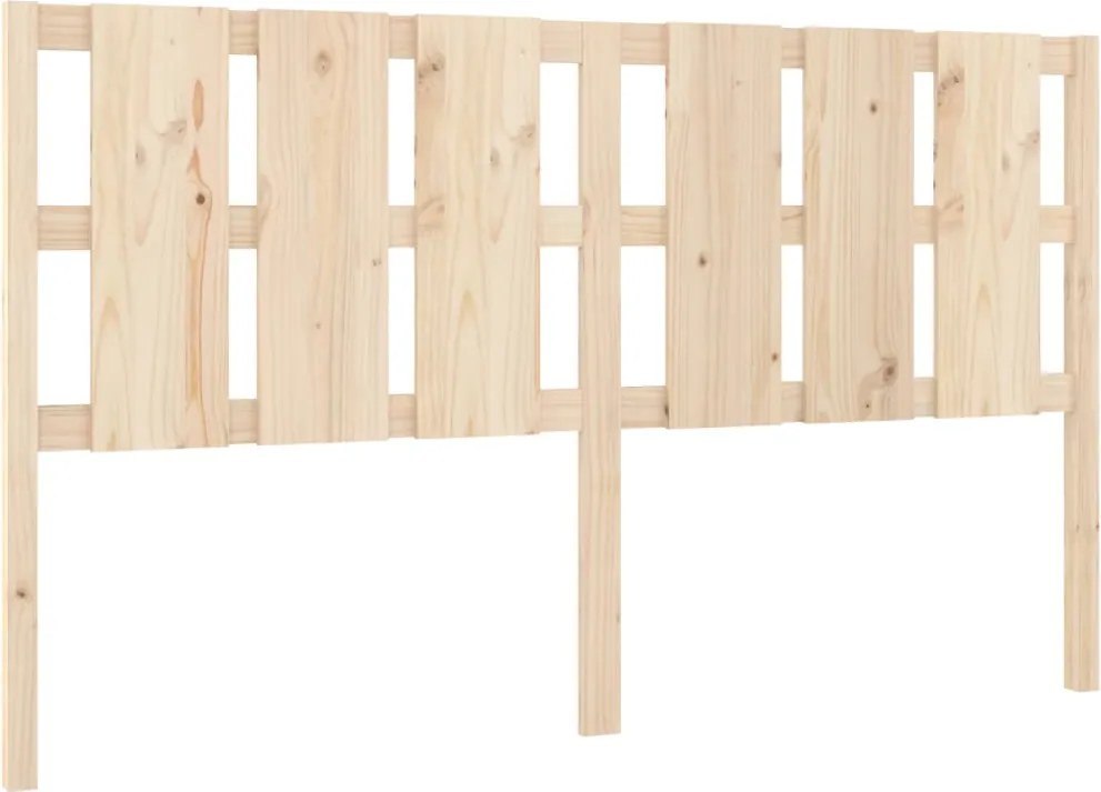 vidaXL Tăblie de pat, 165,5x4x100 cm, lemn masiv de pin