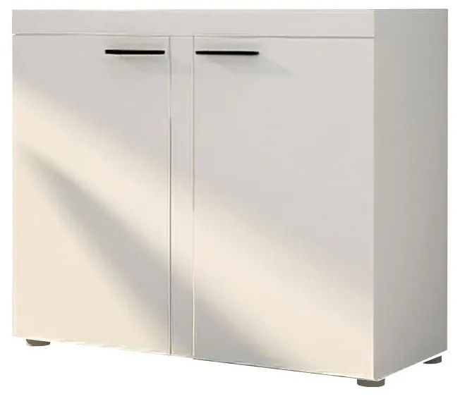 Comodă Rokara 2F 3 (Alb + beton deschis). 1058574